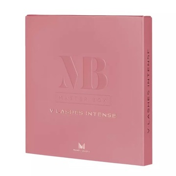 Master Box V-Lashes Интенсивные пучки ресниц C-образный изгиб