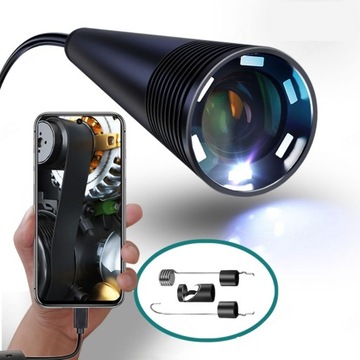 KAMERA INSPEKCYJNA ENDOSKOP DO TELEFONU DUO 2xFULLHD ANDROID IPHONE 3M WIFI