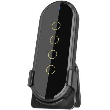 PILOT DOTYKOWY AUTOMATYZACJA 4 KANAŁY 12 SCEN CZARNY ZIGBEE TUYA