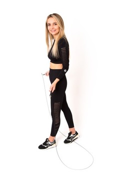 Стальная скакалка с алюминиевыми подшипниками.