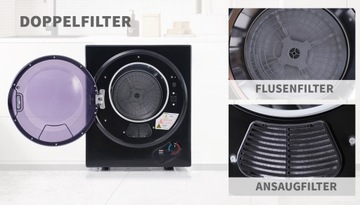 МИНИ-БАРАБАННАЯ СУШИЛКА С ВОЗМОЖНОСТЬЮ НАСТЕННОГО КРЕПЛЕНИЯ