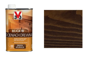 V33 Bejca W Odcieniach Drewna Heban Mat 0,5L