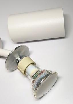 2x ТОЧЕЧНЫЙ ОТРАЖАТЕЛЬ GU10 ШИННЫЙ КАБЕЛЬ 1 м для рейки 1f