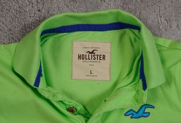 HOLLISTER CALIFORNIA _ KOSZULKA POLO _ M / L _ MEN _ 100% BAWEŁNA