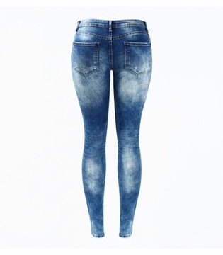 SPODNIE DAMSKIE JEANSY MODNE HIT FIT ROZMIAR XL