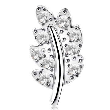 KOLCZYK LABRET LIŚĆ HELIX TYTAN G23 1,2/8