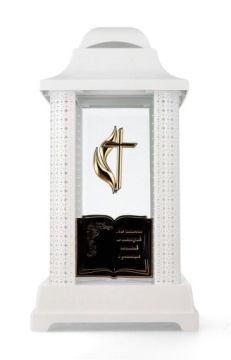 Свеча Fermo Alba, белая, 36 см