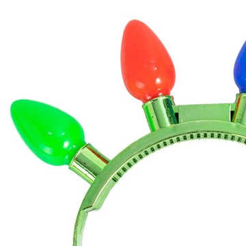 Рождественский головной убор с мигающим светодиодным рождественским головным убором для вечеринок