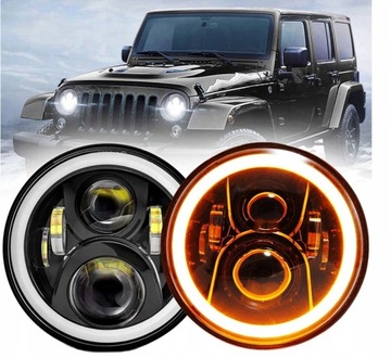 ВСТАВКА ЛАМПЫ СВЕТОДИОДНАЯ ФАРА 7-ДЮЙМОВЫЙ HARLEY JEEP