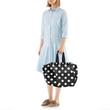 СУМКА для корзины Easyshopping Dots White Reisenthel