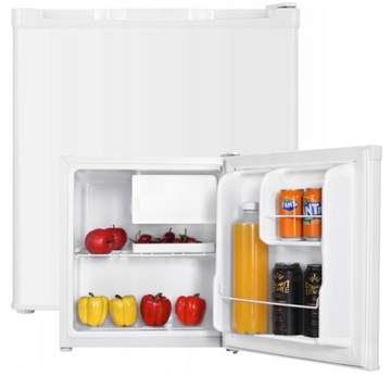 MAŁA LODÓWKA HOTELOWA NOWOCZESNY DESIGN DO BIURA DZIAŁKĘ MINIBAR 50cm 43L