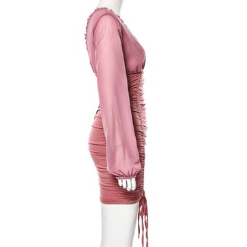 ЭЛЕГАНТНОЕ МИНИ-ПЛАТЬЕ, РЯБКИ, РАЗНЫЕ ЦВЕТА