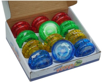 йо-йо со светом - светящееся йо-йо - зеленое йойо