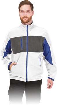 BLUZA POLAR ROBOCZY BIAŁY LEBER&HOLLMAN r. 3XL