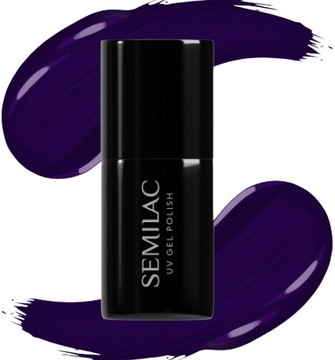 SEMILAC LAKIER HYBRYDOWY 089 BLACK PLUM 7ML