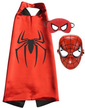 SPIDERMAN STRÓJ PRZEBRANIE KOSTIUM PAJĄK + MASKA
