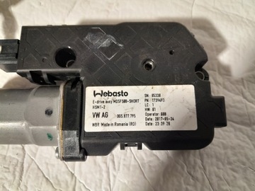 AUDI A4 B9 MOTOREK STŘEŠNÍHO OKNA 3G5877795