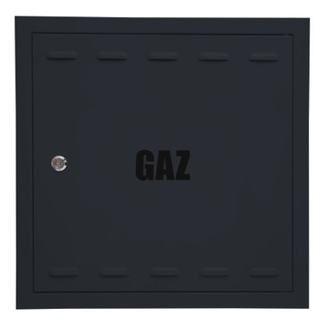 DRZWICZKI GAZOWE ANTRACYT MATOWE 60x40