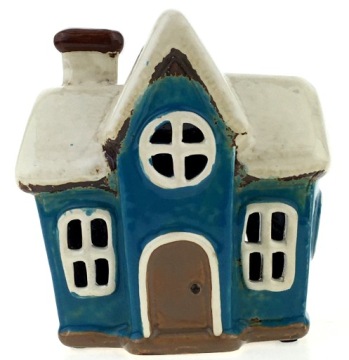 DOMEK CERAMICZNY LAMPION ŚWIECZNIK