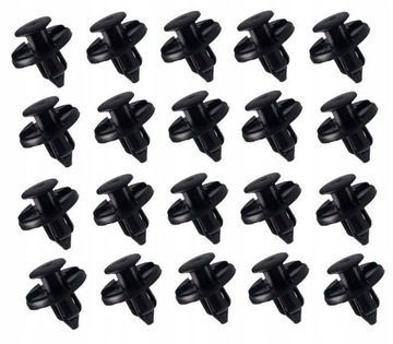 NISSAN MITSUBISHI QASHQAI 20x SPINKA KLIPS 8 mm