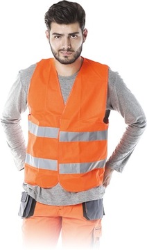 КРЮК оранжевый светоотражающий жилет. М