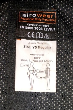 Жилет для верховой езды 5 лет.