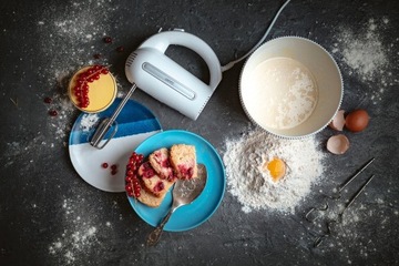 Ручной миксер с чашей, кухонный комбайн 600 Вт Turbo