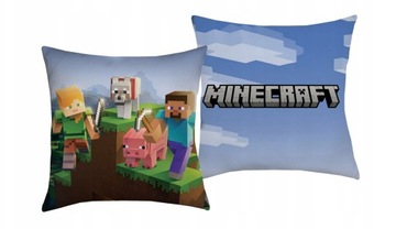 PODUSZKA 40x40 MINECRAFT STEVE ALEX CREEPER ZOMBIE