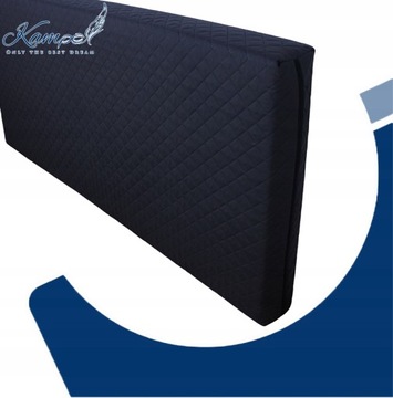 PIKOWANY Pokrowiec na materac 90x200 CZARNY