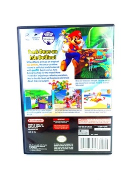 SUPER MARIO SUNSHINE NINTENDO GAMECUBE NGC PREMIEROWE WYDANIE USA