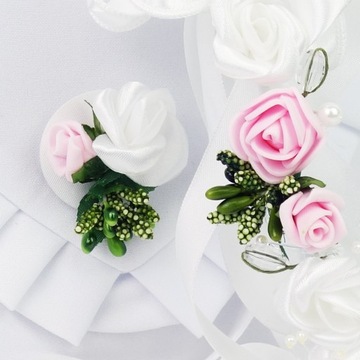 НАБОР ДЛЯ ПРИЧАСТИЯ: ВЕНОК + СУМКА С ЦВЕТОЧНЫМ КОРЗИНОМ