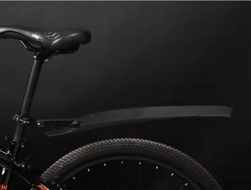 ВЕЛОСИПЕДНЫЕ КРЫЛЬЯ ДЛЯ ВЕЛОСИПЕДА 26/28 PRO КОМПЛЕКТ ПЕРЕДНИХ + ЗАДНИХ БРЫЗГОВ MTB, ЧЕРНЫЙ