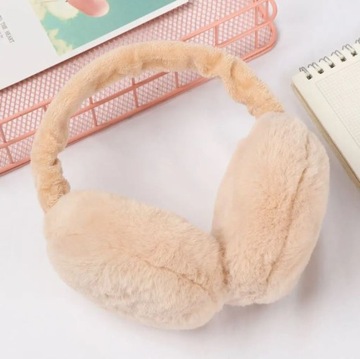 ЖЕНСКИЕ ЗИМНИЕ УШИ, УТЕПЛЕННЫЕ, ПЛЮШЕВЫЕ, ТЕПЛЫЕ, СКЛАДНАЯ МЕХОВАЯ ПОВЯЗКА НА ГОЛОВЬ.