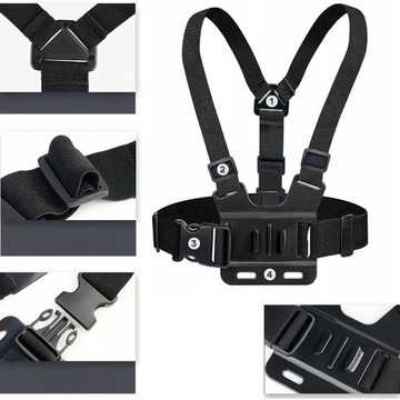 Нагрудное крепление для ремня безопасности для телефона Gopro