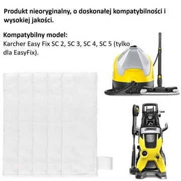5SZT Ściereczki podłogowe KARCHER EasyFix Wymiana