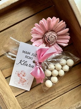 Очаровательный сладкий подарок с графическим плюшевым мишкой для детей в возрасте одного года, детский душ, день рождения