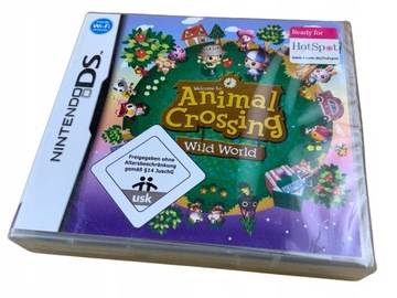 ANIMAL CROSSING WILD WORLD folia NINTENDO DS
