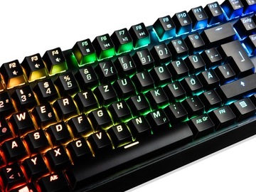 МЕХАНИЧЕСКАЯ КЛАВИАТУРА MODECOM VOLCANO RGB + БЕСПЛАТНАЯ ПОДСТАВКА ДЛЯ ТЕЛЕФОНА