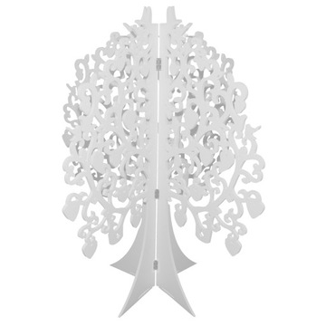 Białe drzewo dekoracja wesele dekoracje ślubne weselne do domu 145x123 cm