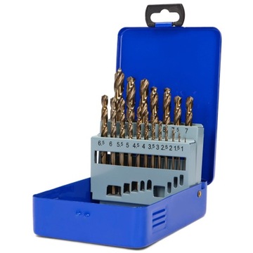 НАБОР СВЕРЛ КОБАЛЬТОВЫХ СВЕРЛ ДЛЯ INOX STEEL PRO METAL