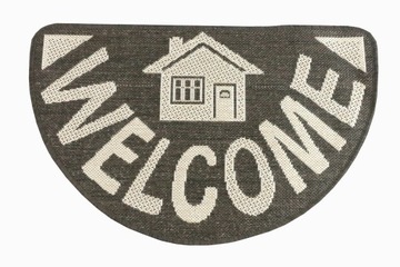 DYWAN SZNURKOWY 50x80 PŁASKO TKANY ŻEL - WELCOME
