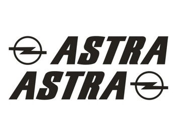 Naklejki na drzwi OPEL ASTRA 45cm IRMSCHER BERTONE
