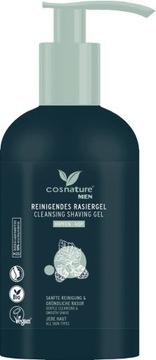 Cosnature MEN Naturalny oczyszczający żel do golenia z wyciągiem z szyszek