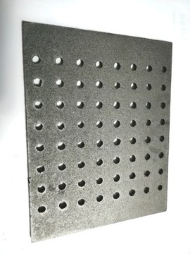 КАМИННАЯ РЕШЕТКА МАССИВНАЯ ЧУГУННАЯ 30x24см