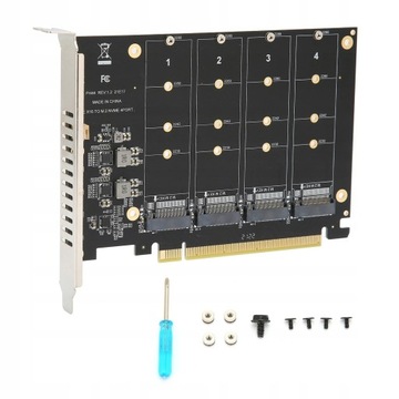 ADAPTER PRZEJŚCIÓWKA PCIe x16 M.2 SSD NVMe