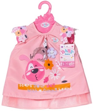 BABY born Sukienka z pieskiem Dla lalki 43 cm Ubranko