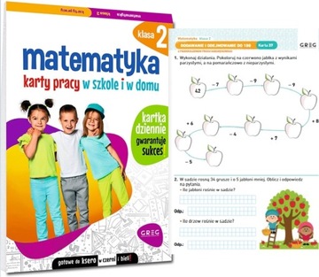 Matematyka SP 2 Karty pracy w szkole i w domu Greg
