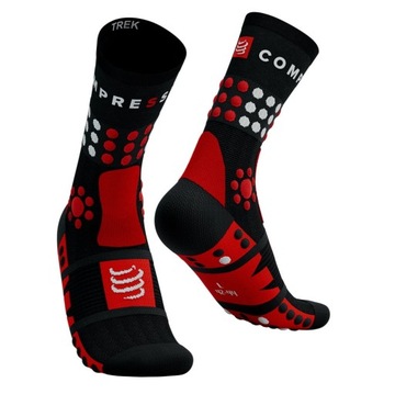 COMPRESSPORT Skarpety Trekking Kompresyjne Wełna
