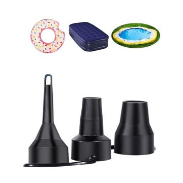 ELEKTRYCZNA POMPKA DO MATERACA + 3x KOŃCÓWKI EU