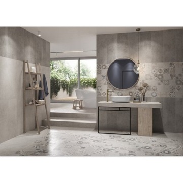 ГОСТИНАЯ ПЛИТКА GRES VITORIA серая пэчворк 60x60